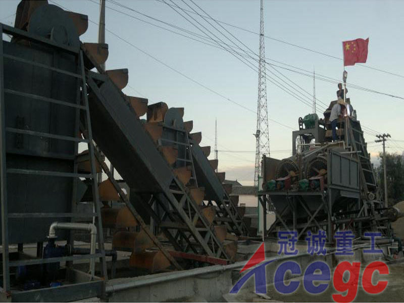 鏈條式挖鬥洗砂機